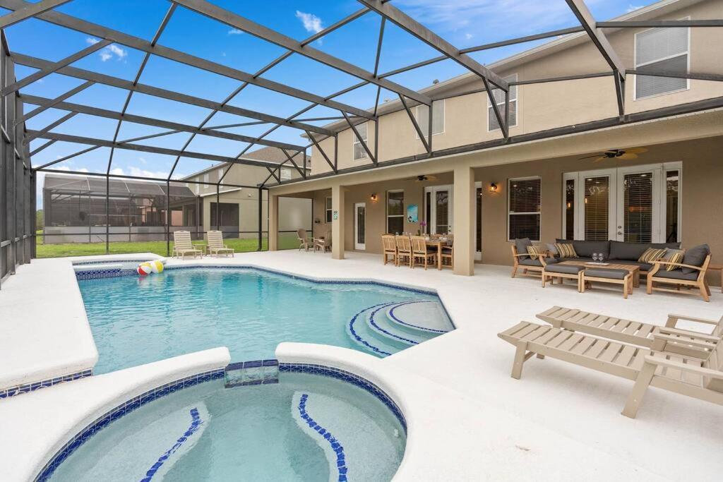 Lakeview W/8 Bedroom 5 Kingsuite 3 Miles To Disney Kissimmee Buitenkant foto